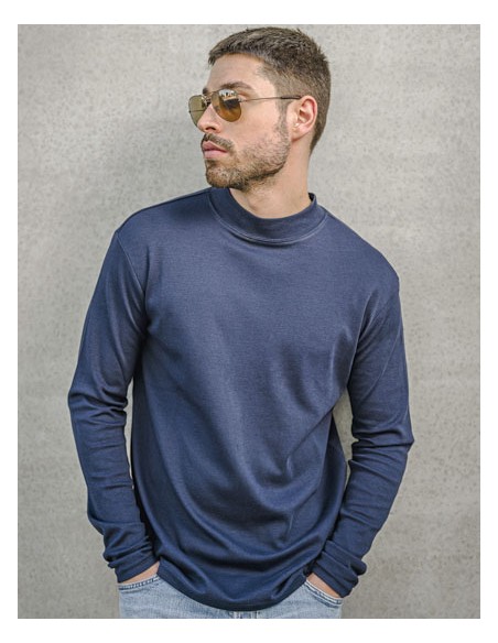 HRM-106-Mens Premium Highneck Longsleeve Tees
