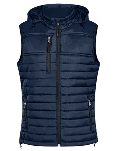 HRM-1302-Womens Hooded Performance Body Warmer