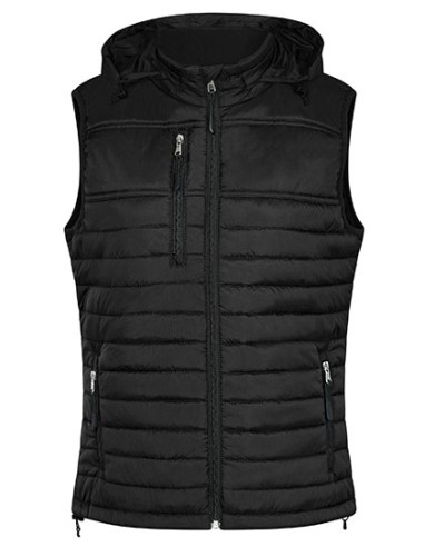 HRM-1302-Womens Hooded Performance Body Warmer