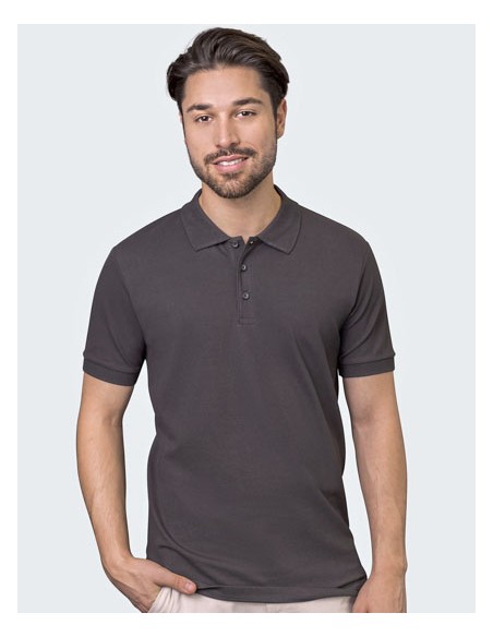 HRM-502-Mens Luxury Stretch Polo