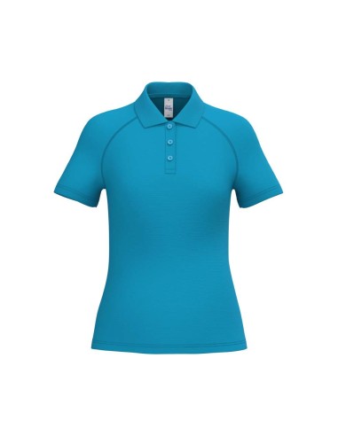 IDE-IB201-LADIES' BASIC POLYESTER POLO SHIRT