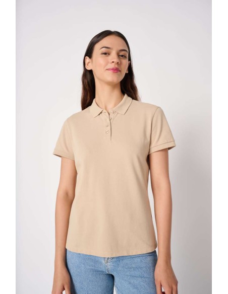IDE-IB221-LADIES' PIQUE POLO SHIRT