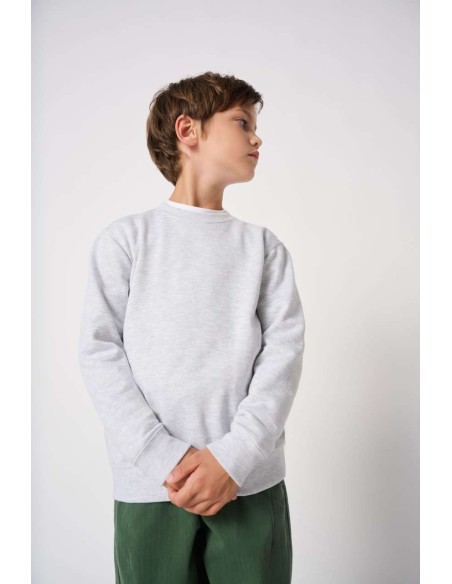 IDE-IB401-KIDS' BASIC ROUND NECK SWEATSHIRT