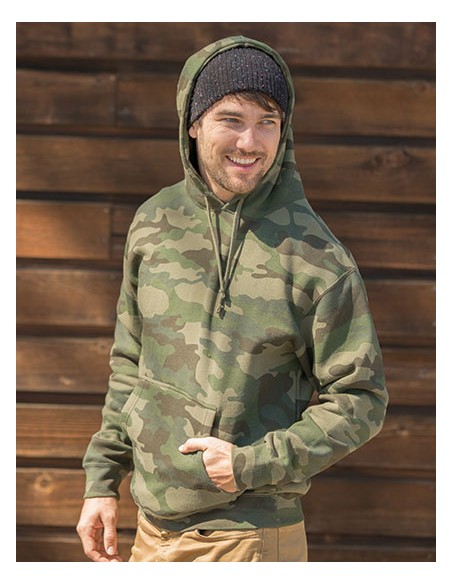 IND-IND4000C-Mens Heavyweight Hooded Pullover