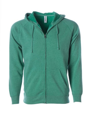 IND-PRM33SBZ-Unisex Midweight Special Blend Raglan Zip Hood