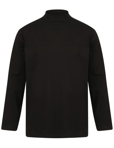 HEN-H020-Roll-Neck Long-Sleeve Top