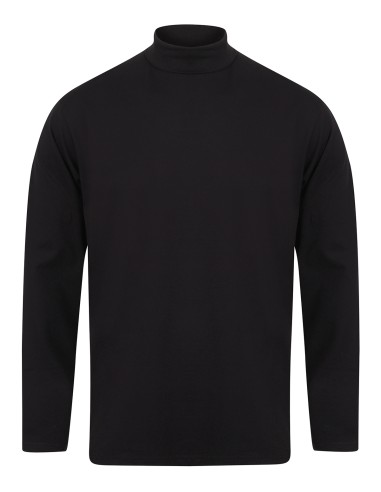 HEN-H020-Roll-Neck Long-Sleeve Top