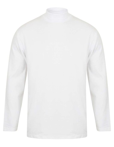 HEN-H020-Roll-Neck Long-Sleeve Top