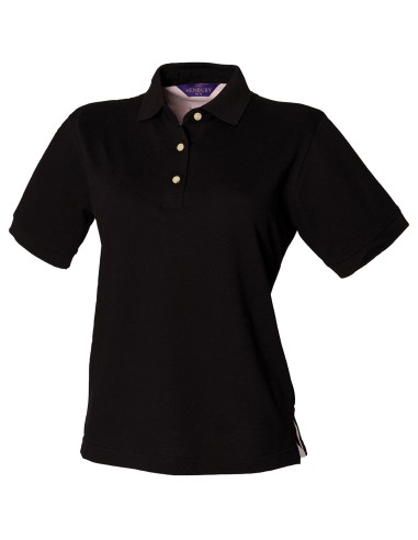 HEN-H121-Ladies Classic Cotton Piqué Polo Shirt