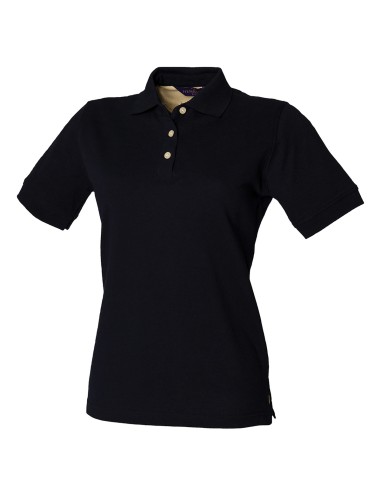 HEN-H121-Ladies Classic Cotton Piqué Polo Shirt