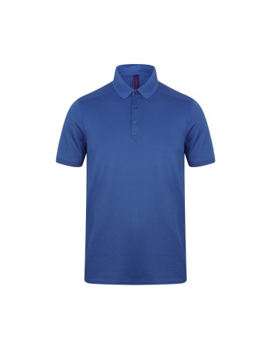 HEN-H460-Mens Slim Fit Stretch Polo Shirt + Wicking Finish