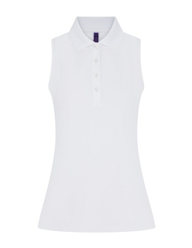 HEN-H477-Ladies Sleeveless Coolplus® Polo Shirt