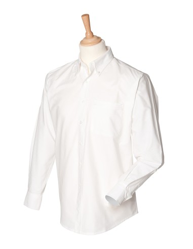 HEN-H510-Mens Classic Long Sleeved Oxford Shirt