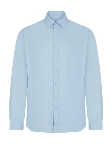 HEN-H582-Mens Long Sleeved Cotton Feel Coolplus® Shirt