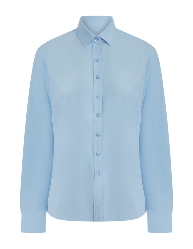 HEN-H583-Ladies Long Sleeved Cotton Feel Coolplus® Shirt