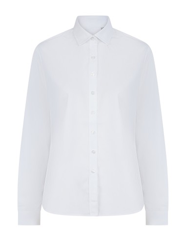 HEN-H583-Ladies Long Sleeved Cotton Feel Coolplus® Shirt
