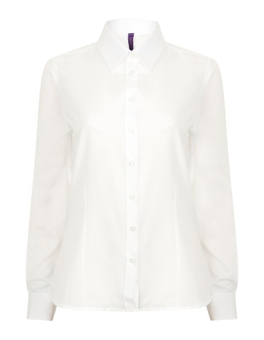 HEN-H591-Ladies Wicking Long Sleeve Shirt