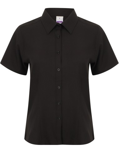 HEN-H596-Ladies Wicking Short Sleeve Shirt