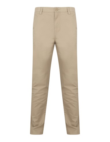 HEN-H650-Mens Stretch Chino with Flex Waistband