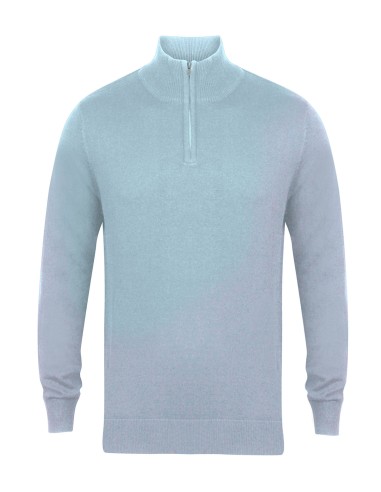 HEN-H729-Mens Quarter Zip Jumper