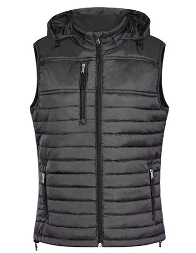 HRM-1302-Womens Hooded Performance Body Warmer