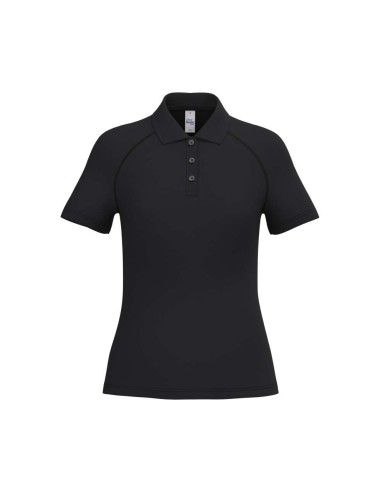 IDE-IB201-LADIES' BASIC POLYESTER POLO SHIRT