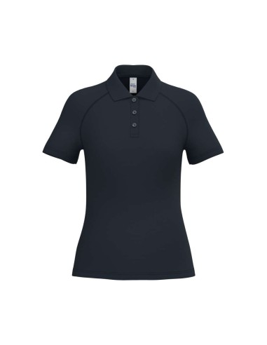 IDE-IB201-LADIES' BASIC POLYESTER POLO SHIRT