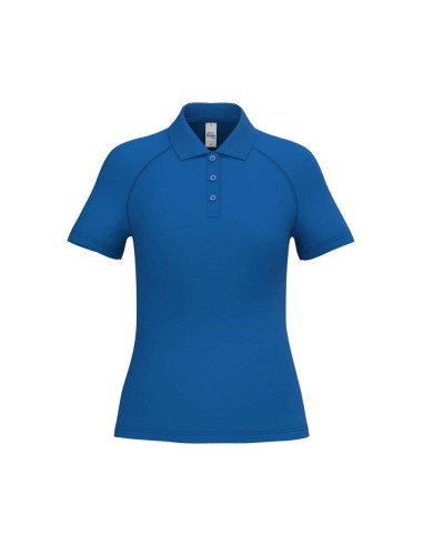 IDE-IB201-LADIES' BASIC POLYESTER POLO SHIRT