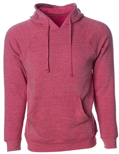 IND-PRM33SBP-Unisex Midweight Special Blend Raglan Hooded Pullover
