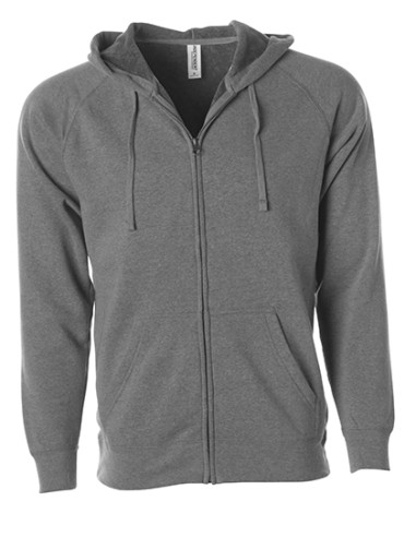 IND-PRM33SBZ-Unisex Midweight Special Blend Raglan Zip Hood