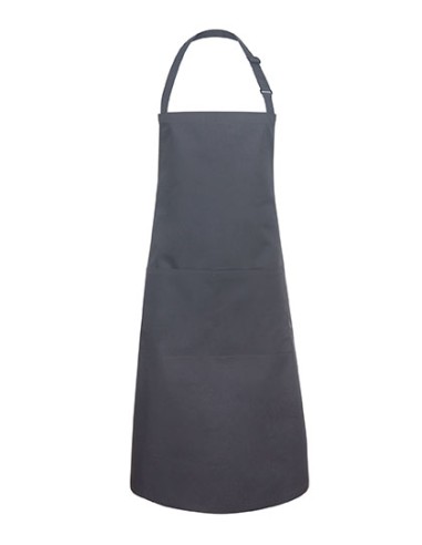 KAL-BLS9-Oversized Bib Apron Basic with Buckle and Pocket