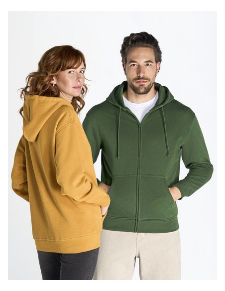 JHK-SWUAHOOD-Zipped Hooded Sweater
