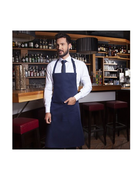 KAL-BLS5-Bib Apron Basic With Pocket And Buckle