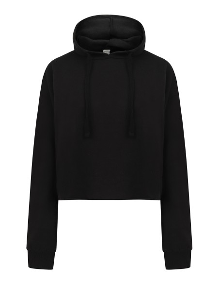 S-SK516-Womens Cropped Slounge Hoody