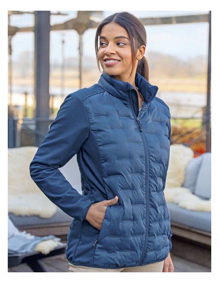KAL-JF6-Womens Fleece Hybrid Jacket