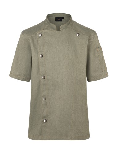 KAL-JM32-Short-Sleeved Chefs Jacket Jeans Style