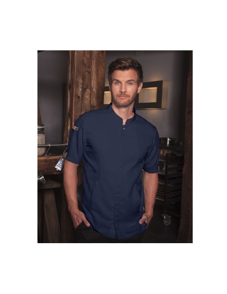 KAL-JM36-Short Sleeve Chef Jacket Green-Generation