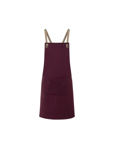 KAL-LS39-Bib Apron Urban-Nature With Cross Straps And Big Pocket