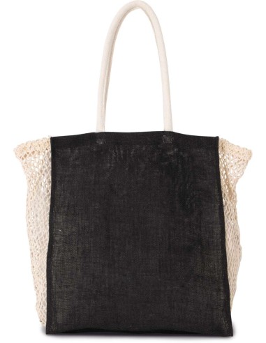 KIM-KI0281-SHOPPING BAG WITH MESH GUSSET