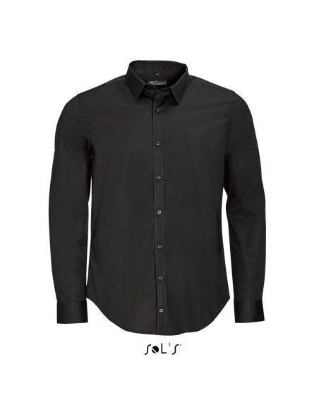 S-SO01426-SOL'S BLAKE MEN - LONG SLEEVE STRETCH SHIRT