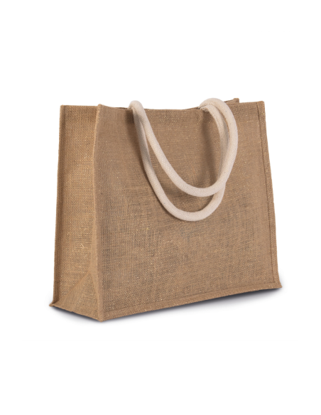 KIM-KI0219-Sac de plage en jute KiMood