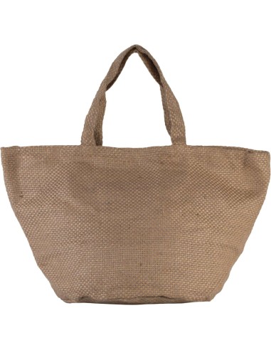 KIM-KI0227-100% NATURAL YARN DYED JUTE BAG