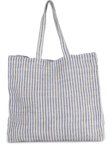 KIM-KI0236-JUCO STRIPED SHOPPER BAG