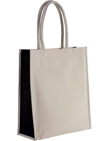 KIM-KI0253-COTTON / JUTE TOTE BAG - 23 L