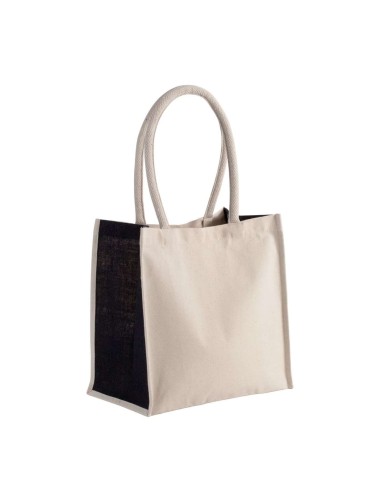 KIM-KI0255-COTTON / JUTE TOTE BAG - 17 L