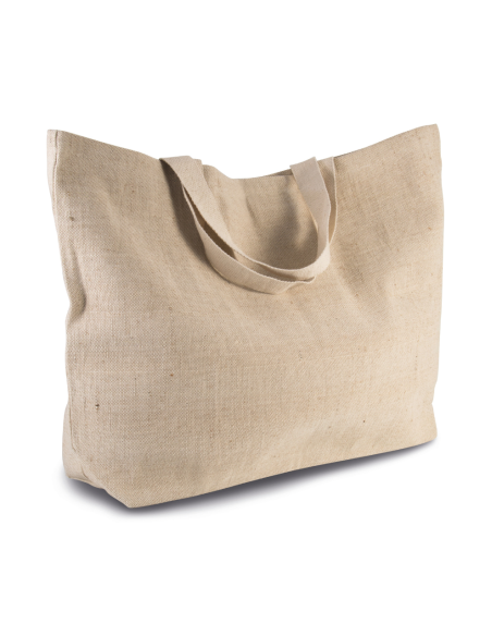 KIM-KI0260-RUSTIC JUCO LARGE HOLD-ALL SHOPPER BAG