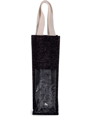 KIM-KI0267-JUTE BOTTLE BAG