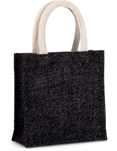 KIM-KI0272-JUTE CANVAS TOTE - SMALL