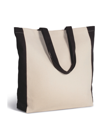 KIM-KI0275-TWO-TONE TOTE BAG