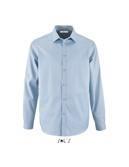 S-SO02102-SOL'S BRODY MEN - HERRINGBONE SHIRT